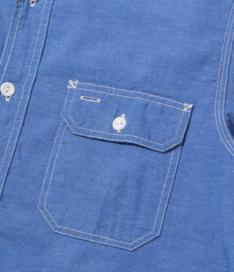 SUGAR CANE SC25513 Vat Dye Chambray Work Shirt outlook