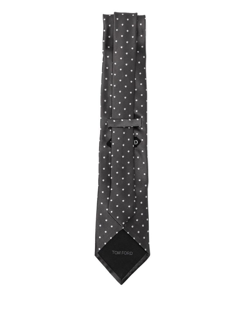 TOM FORD silk polka-dot tie outlook