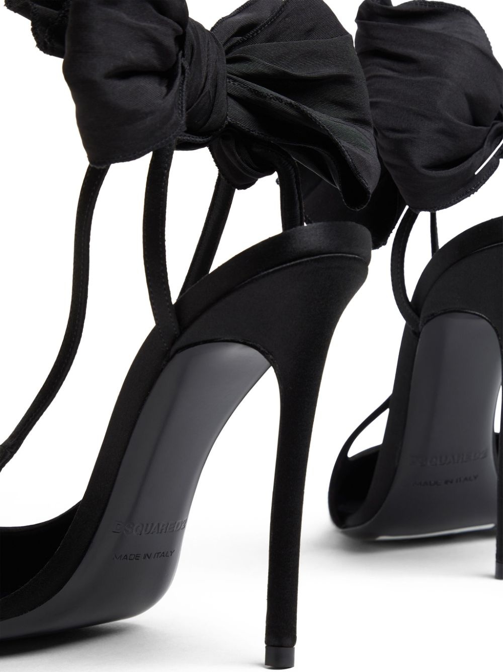 110mm bow-embellished pumps - 4