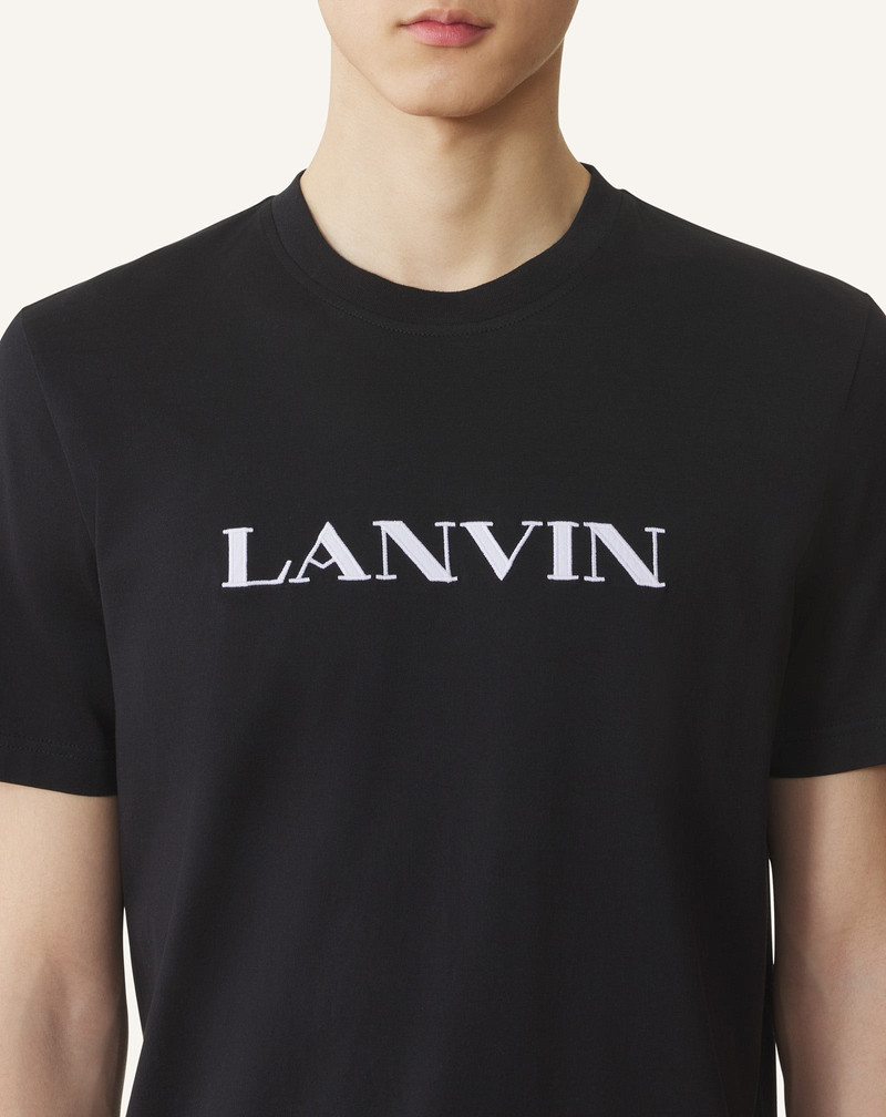 LANVIN EMBROIDERED COTTON T-SHIRT 5