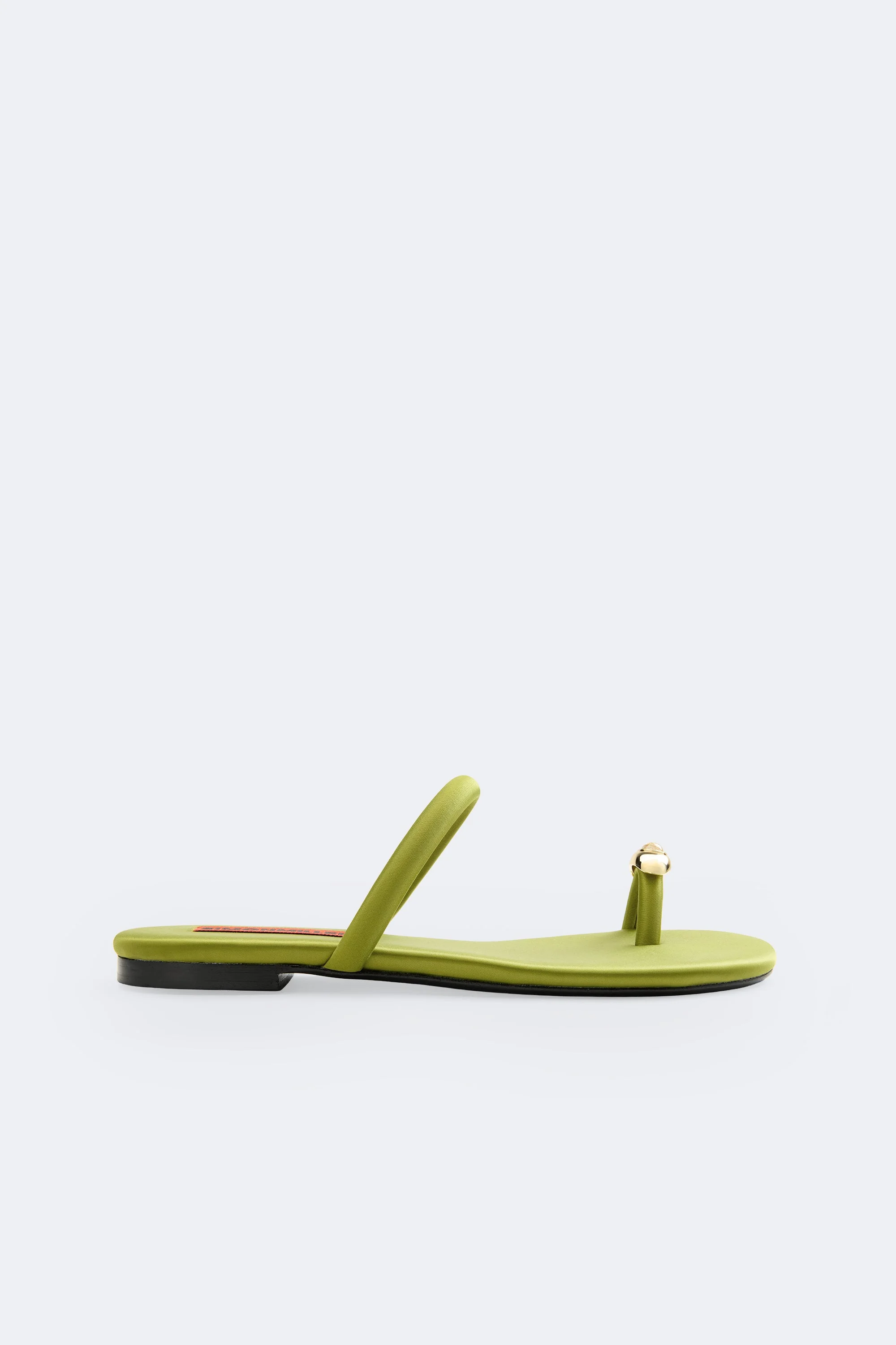 Pipe Sandal In Moss Green/Clear - 1
