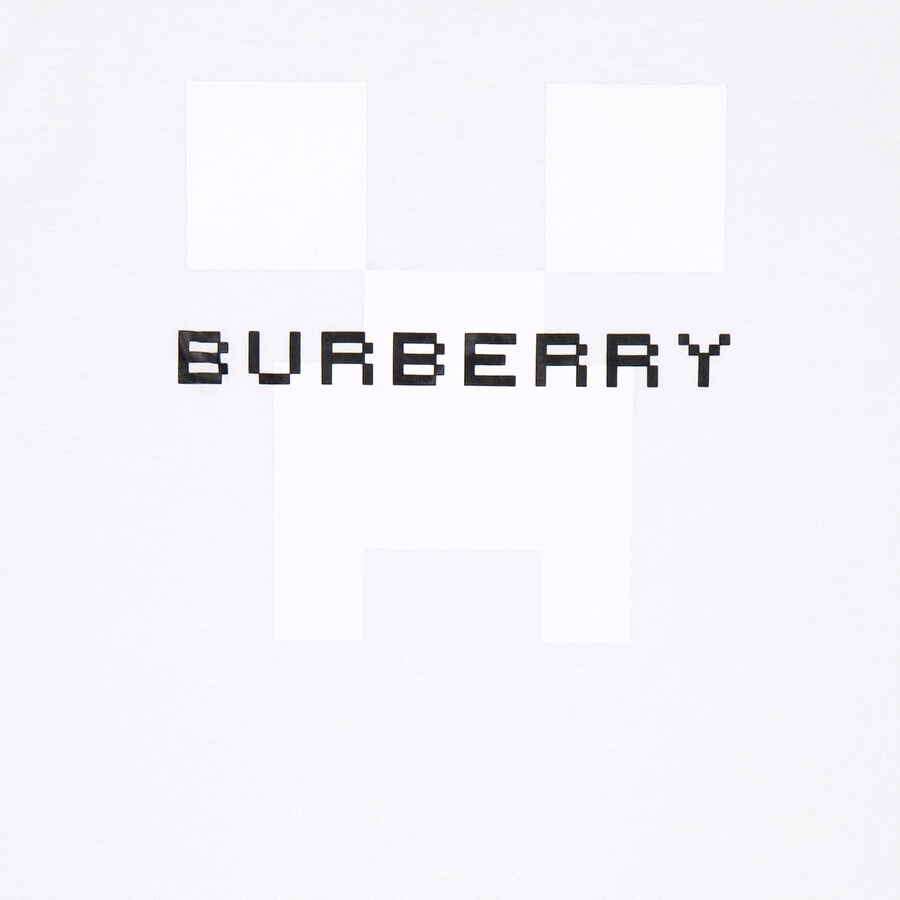 Burberry x Minecraft Logo Print Cotton Oversized T-shirt - 2