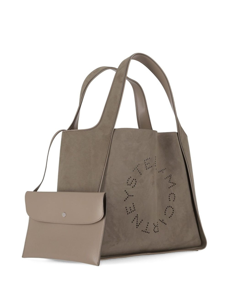 Stella McCartney logo tote bag outlook