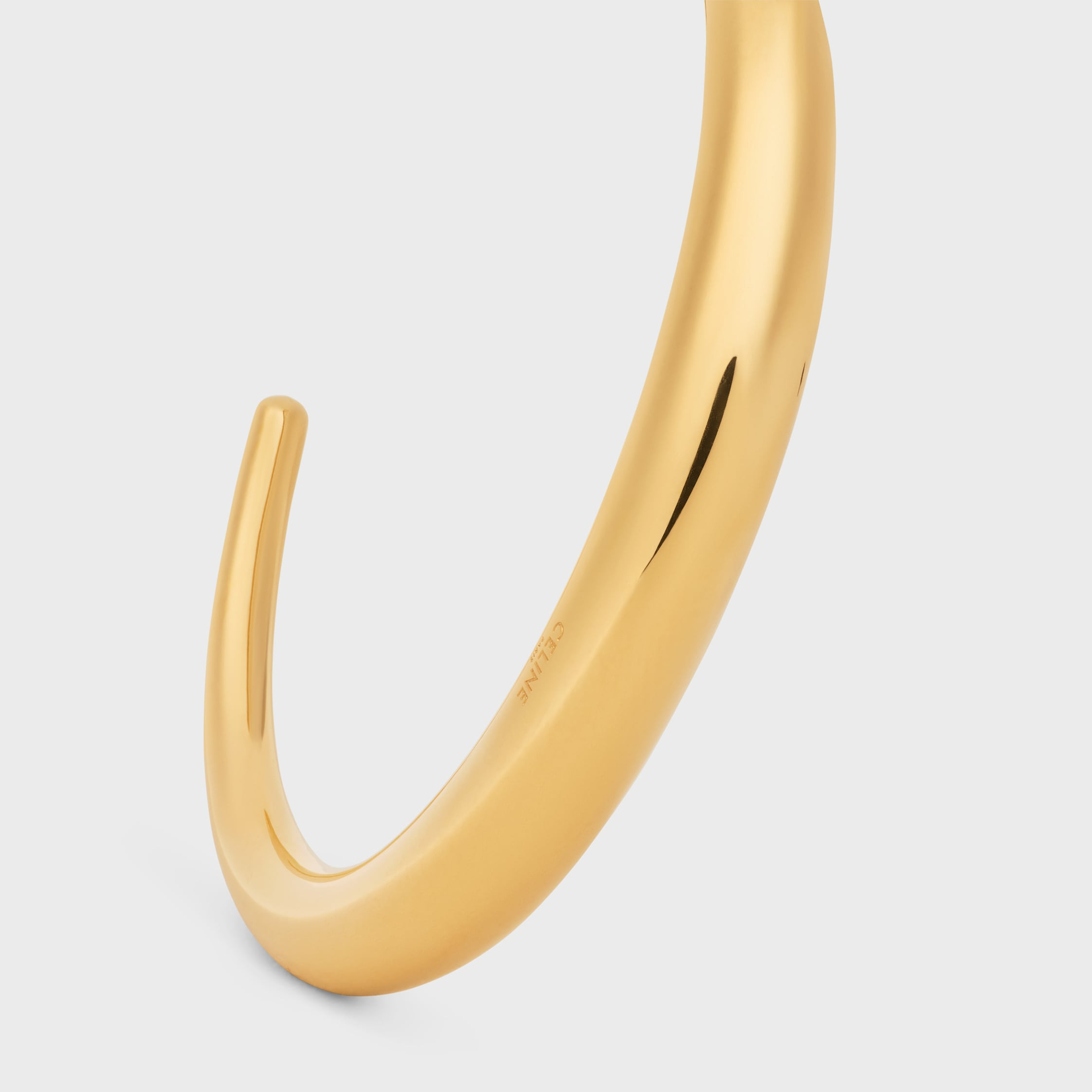 Formes Abstraites Cuff in Brass with Gold Finish - 4