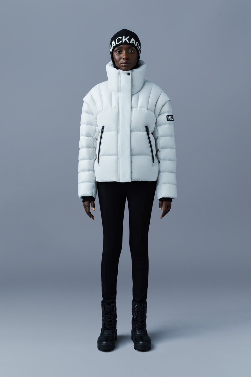 MACKAGE VESNA 2-in-1 matte light down jacket for ladies outlook