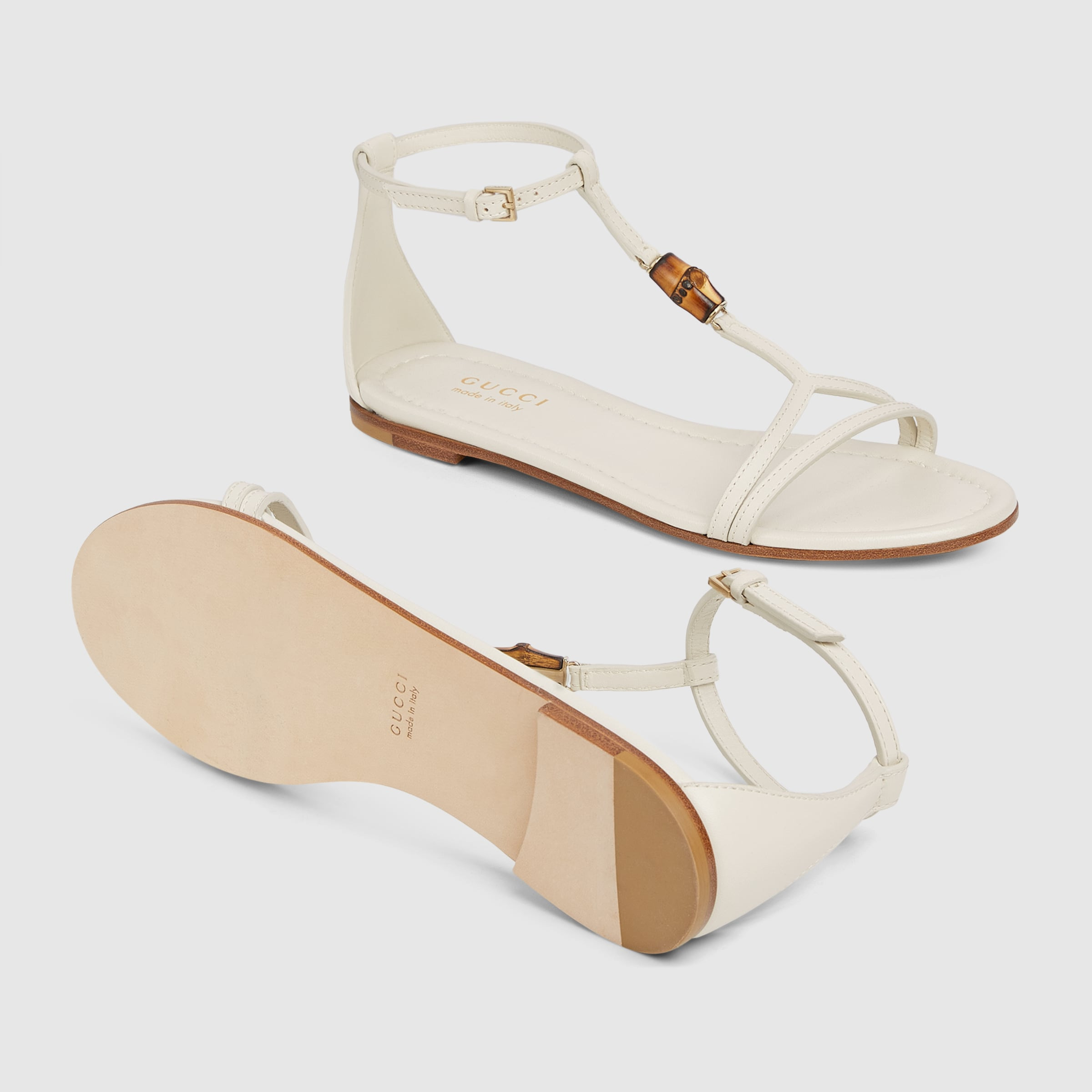 Women's sandal with bamboo detail - 7