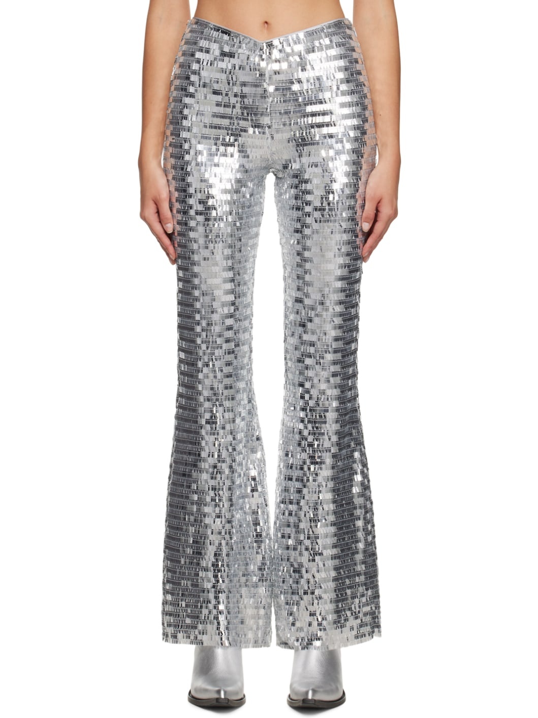 Silver Robo Trousers - 1