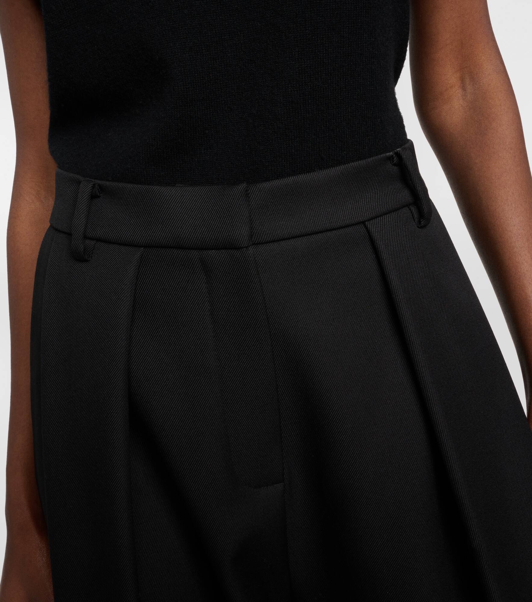 High-rise wool pants - 4