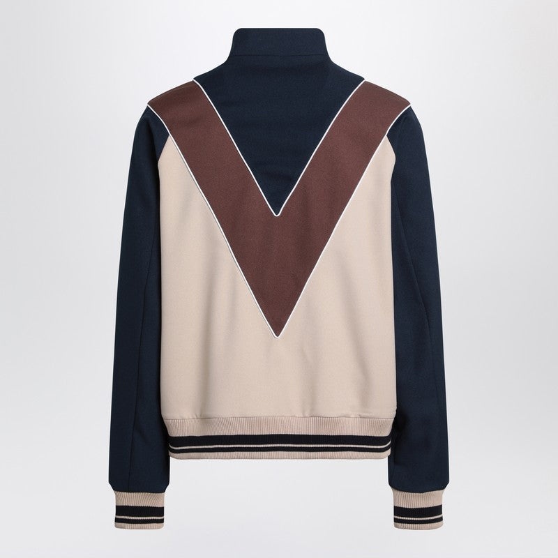 Valentino Zip-up sweatshirt with VLogo patch - 2