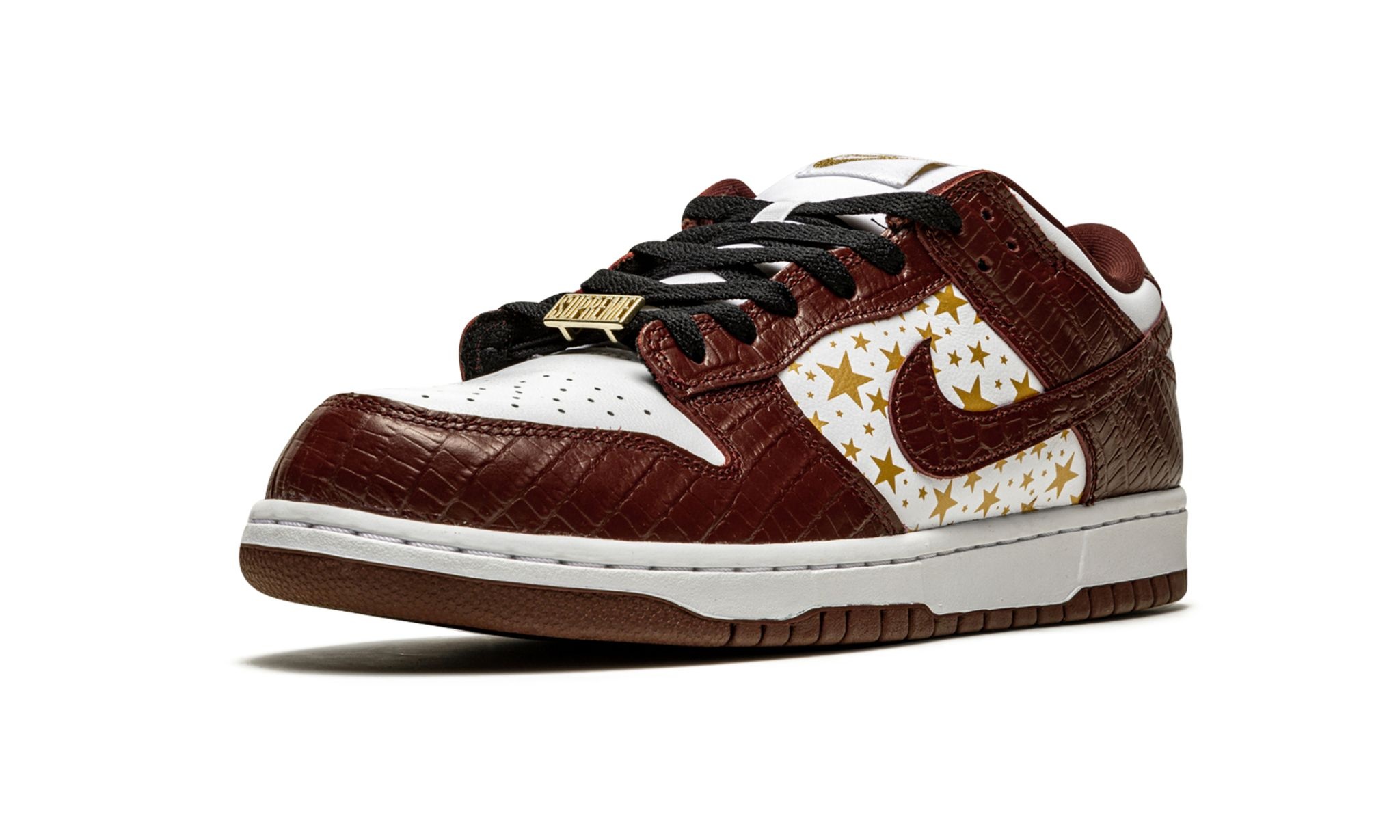 SB Dunk Low "Supreme - Stars - Barkroot Brown" - 4