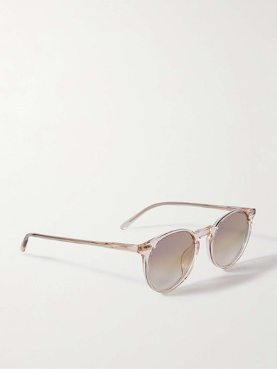 Oliver Peoples N. 02 Sun Round-Frame Acetate Sunglasses outlook