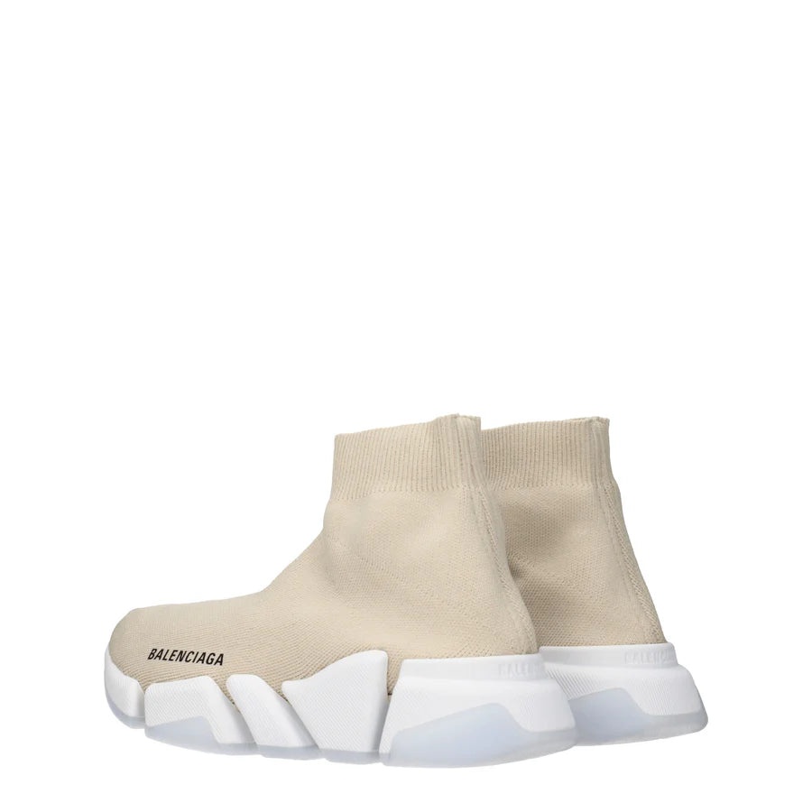 (WMNS) Balenciaga Speed 2.0 Trainers 'Rib-Knit Light Beige' 654045W2DI29195 - 4