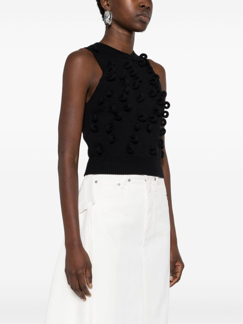 loop-detailing knitted tank top 3