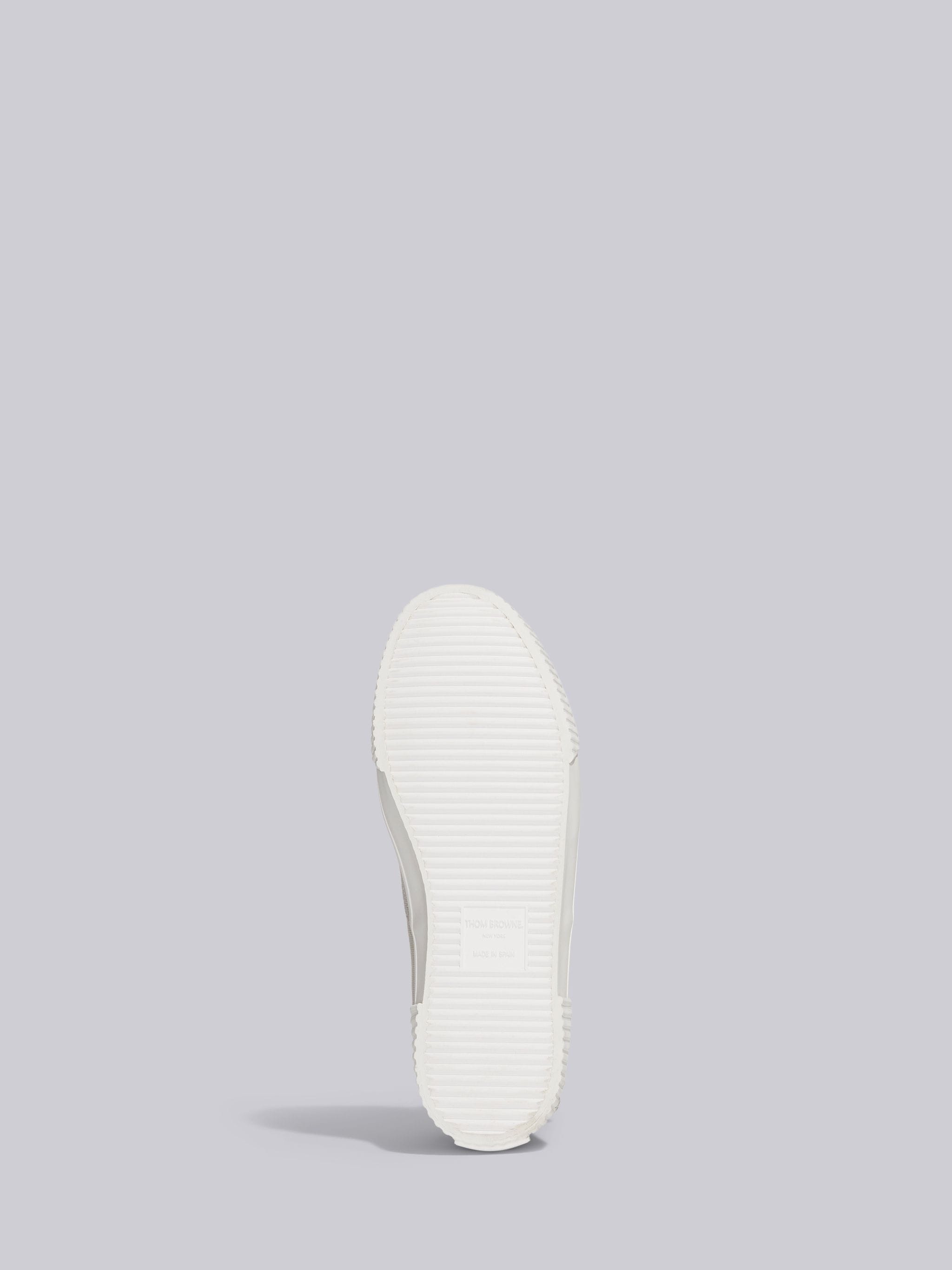 Medium Grey Canvas Mid Top Heritage Trainer - 5