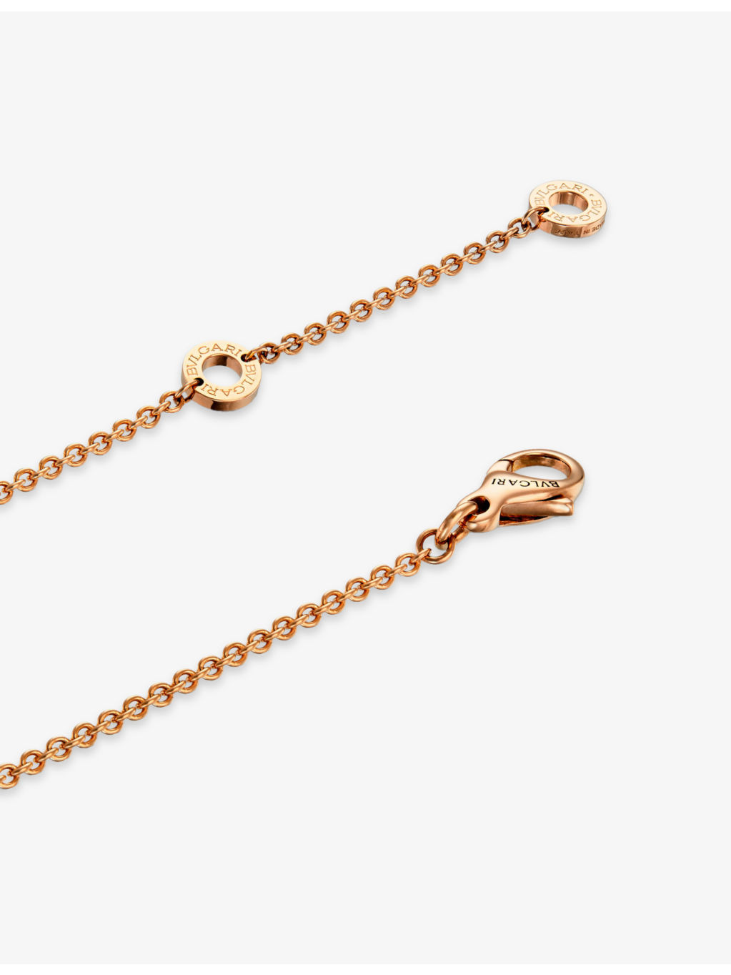 B.zero1 18ct rose-gold and white-ceramic pendant necklace - 10