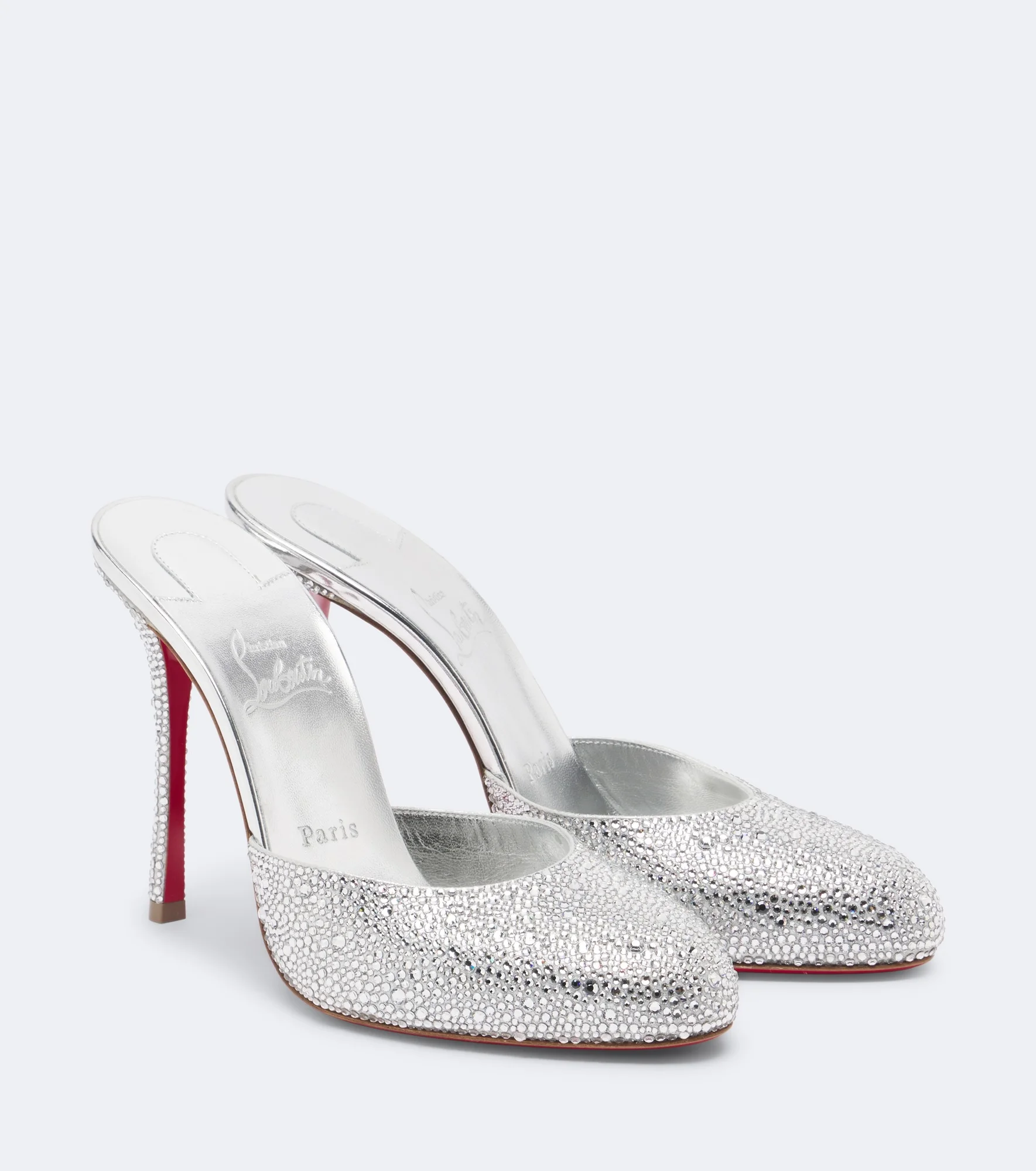 Dolly embellished leather mules - 1