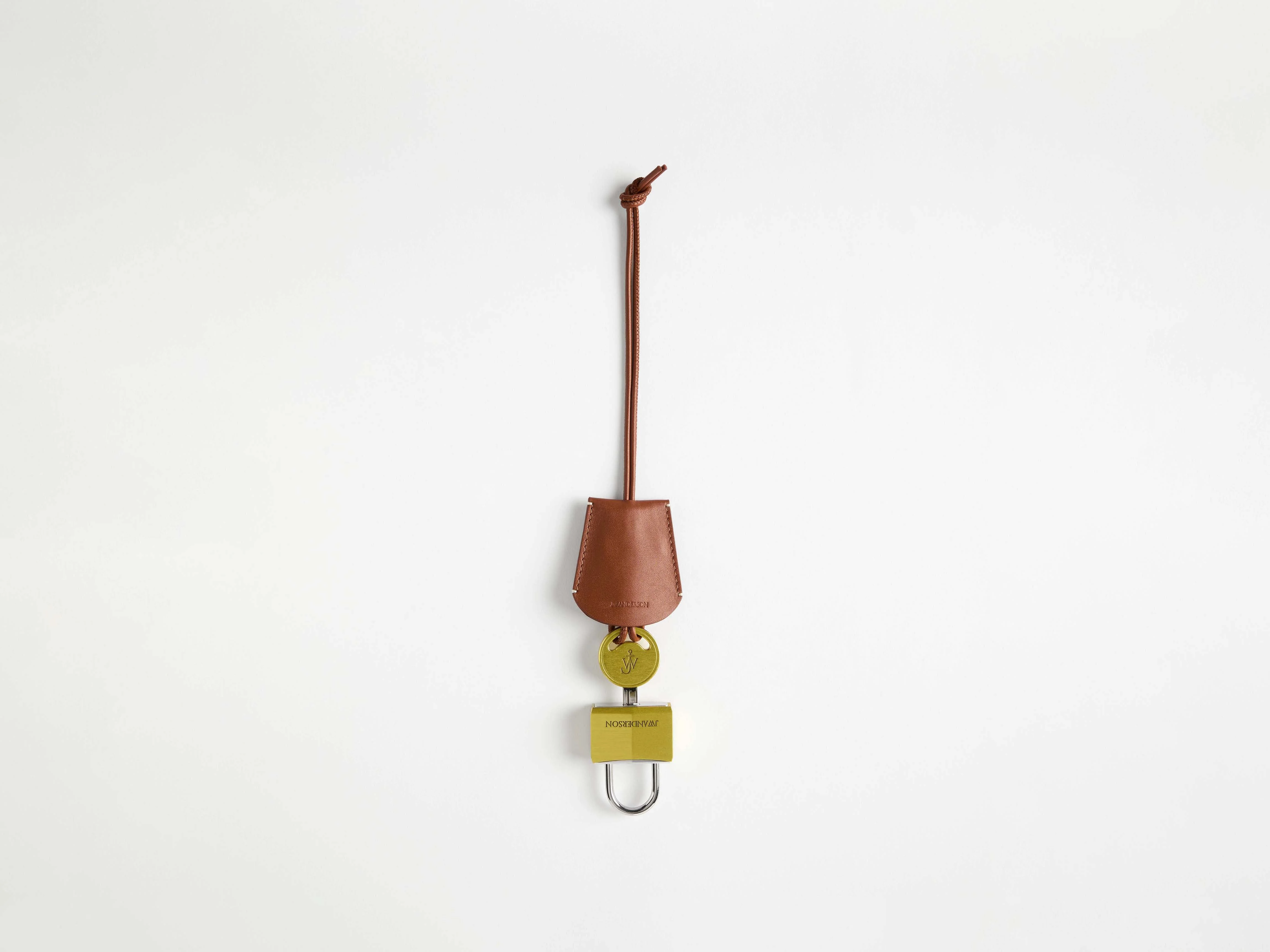 PADLOCK CHARM IN YELLOW - 1