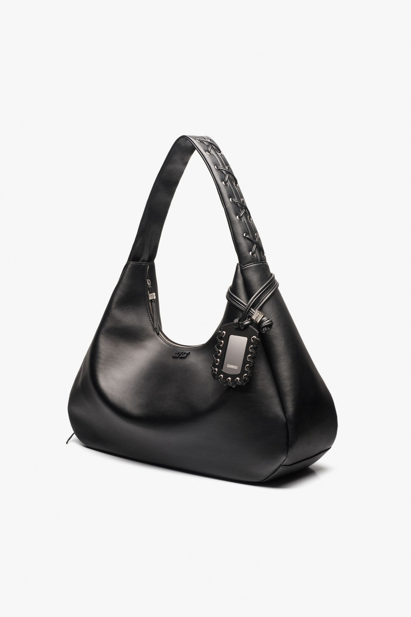 BLACK XXL HOBO BAG 4