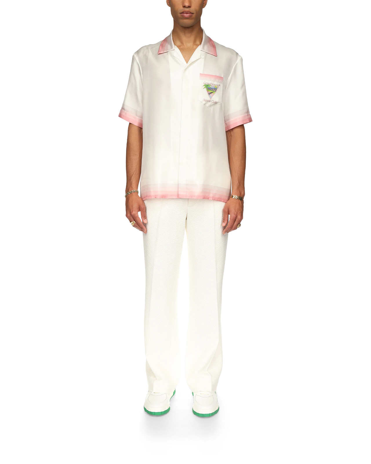 Tennis Club Icon Silk Shirt | Casablanca Paris - 4