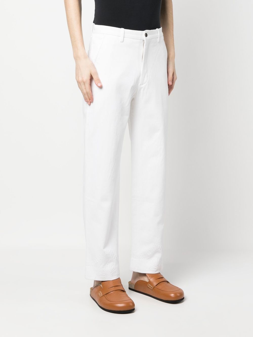 tailored straight trousers - 4
