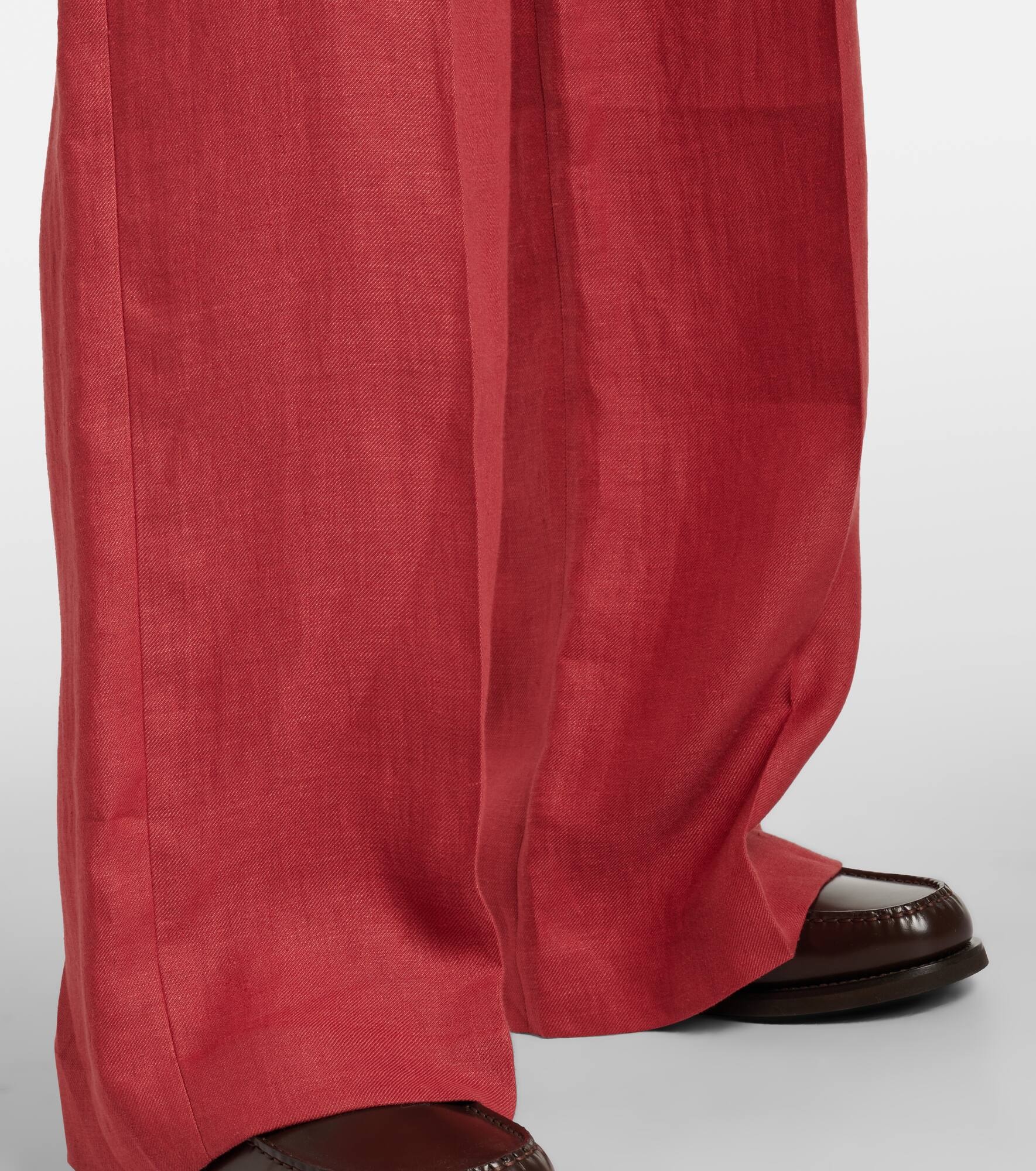 Hemp and linen wide-leg pants - 5