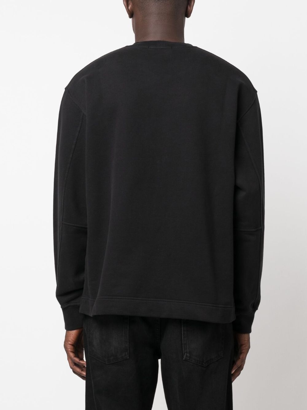 logo-embroidered cotton sweatshirt - 4