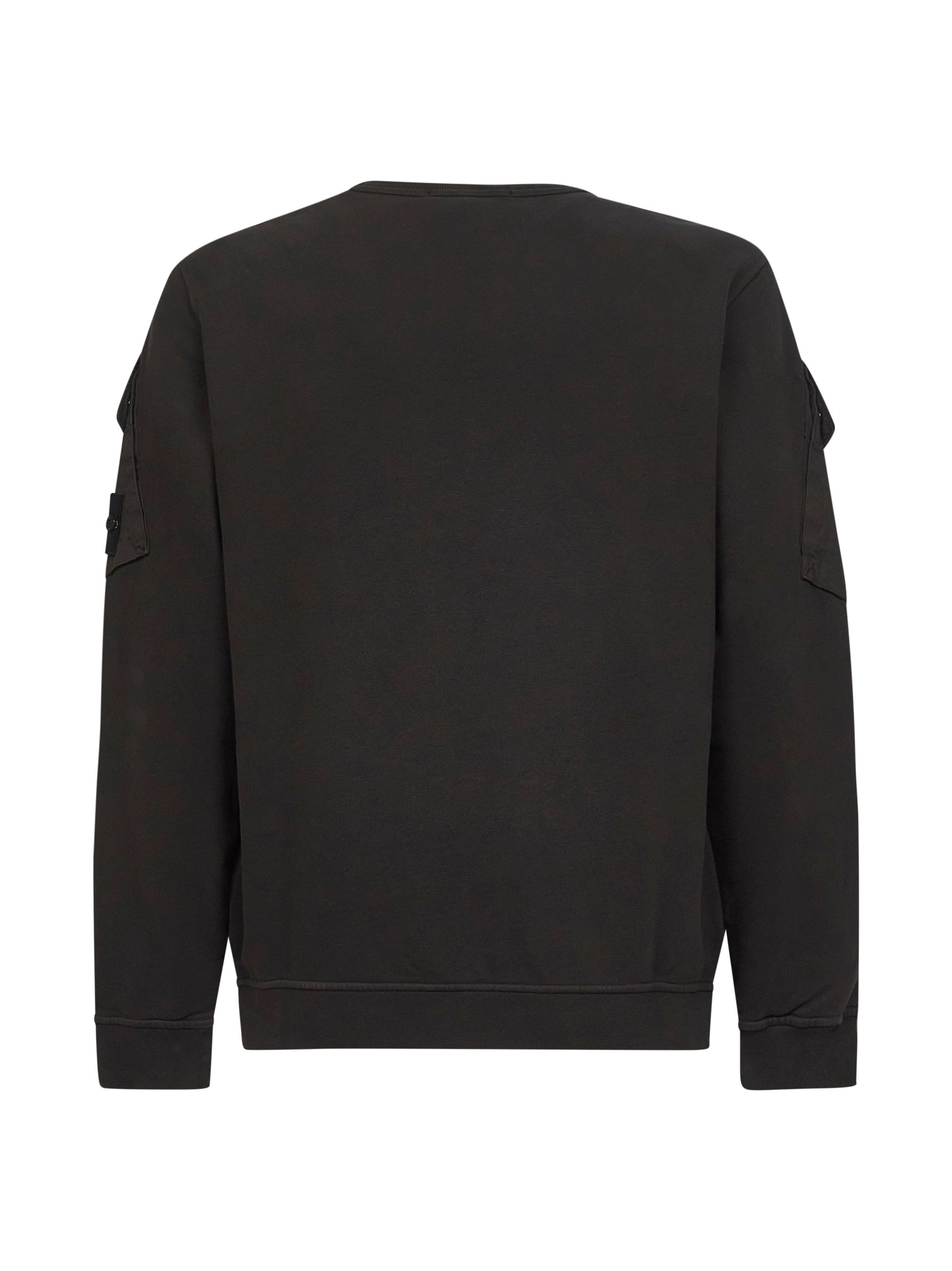 Grey cotton crewneck sweatshirt - 2