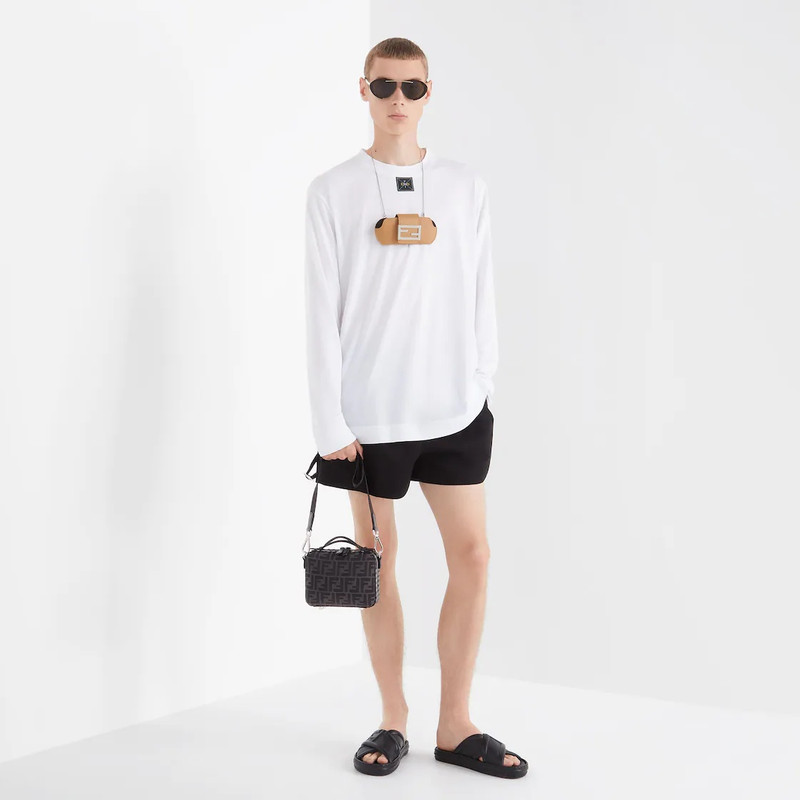 FENDI White jersey T-shirt outlook