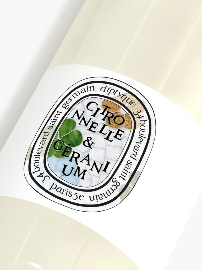 Diptyque Lemongrass & Geranium - Perfumed cleansing body gel outlook