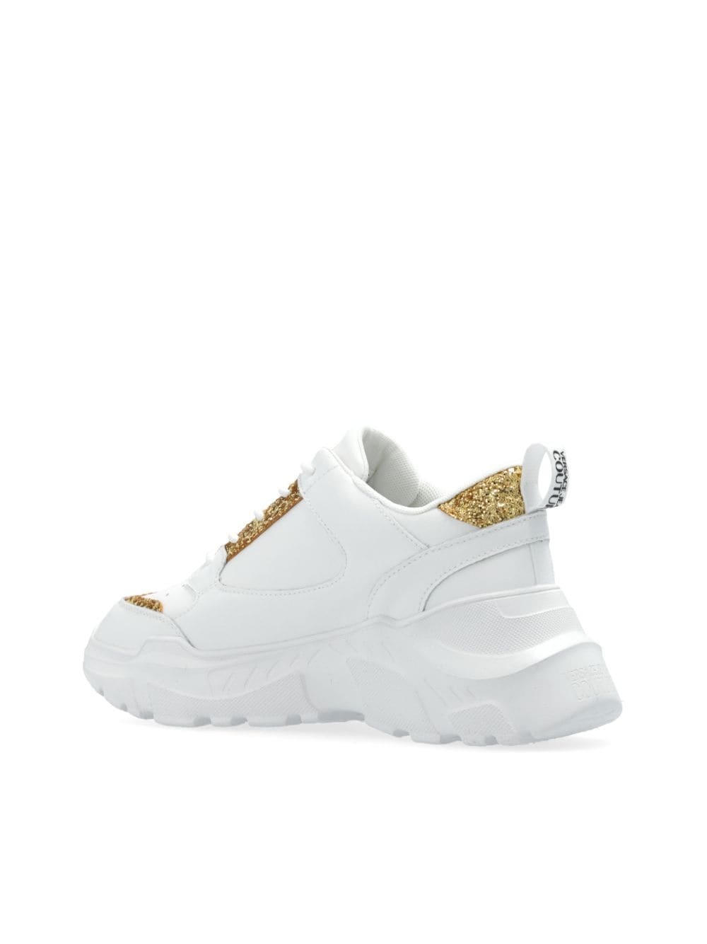 logo-patch glitter-detailing sneakers - 5