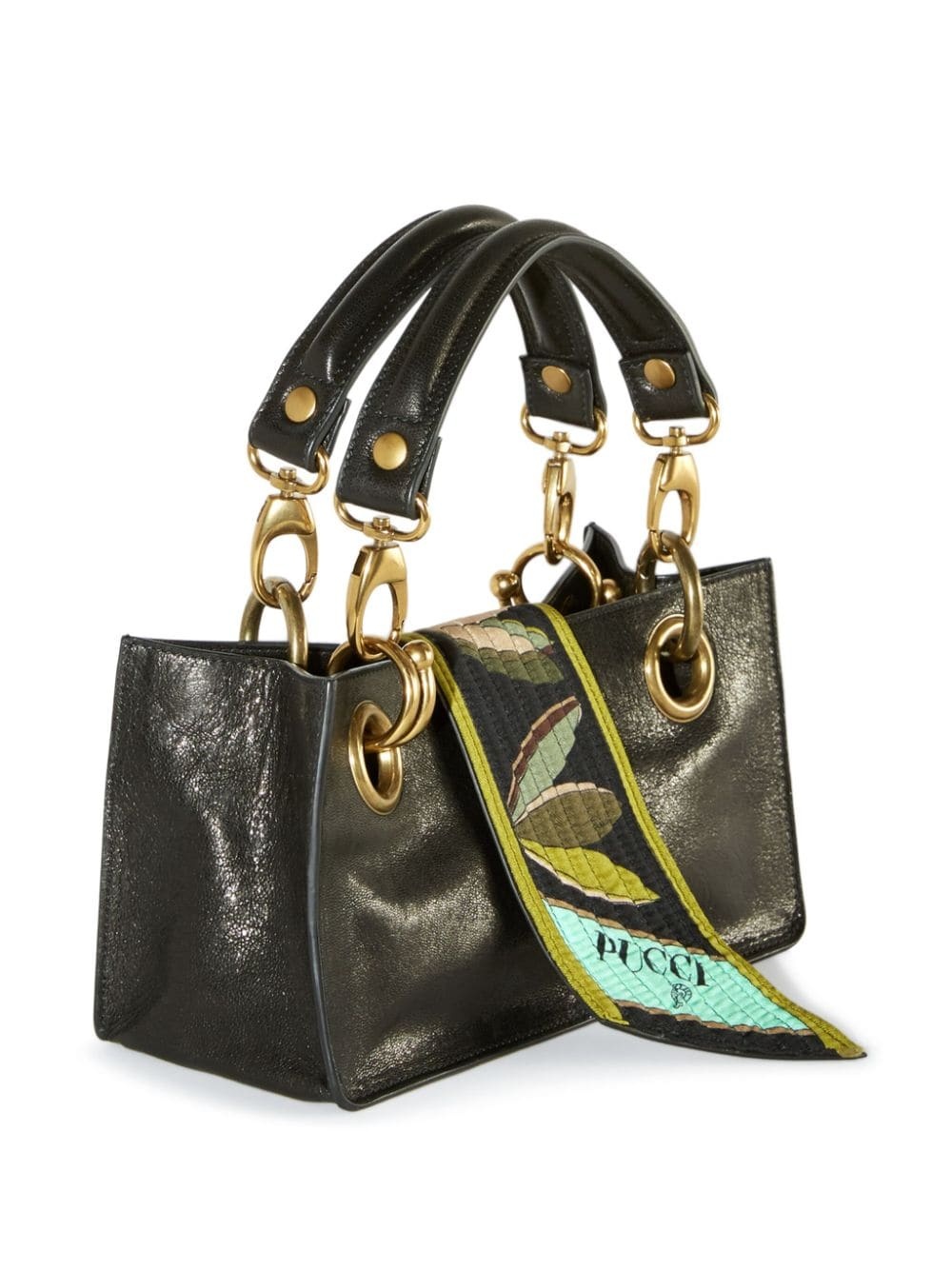 Crush quilted leather mini bag - 4