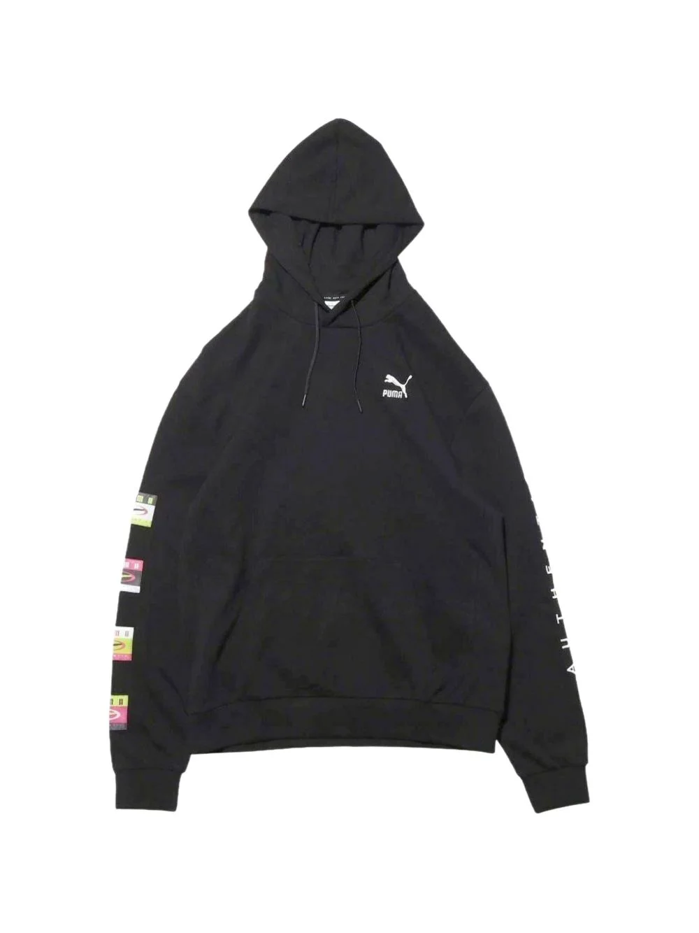 hooded logo-detail hoodie - 1