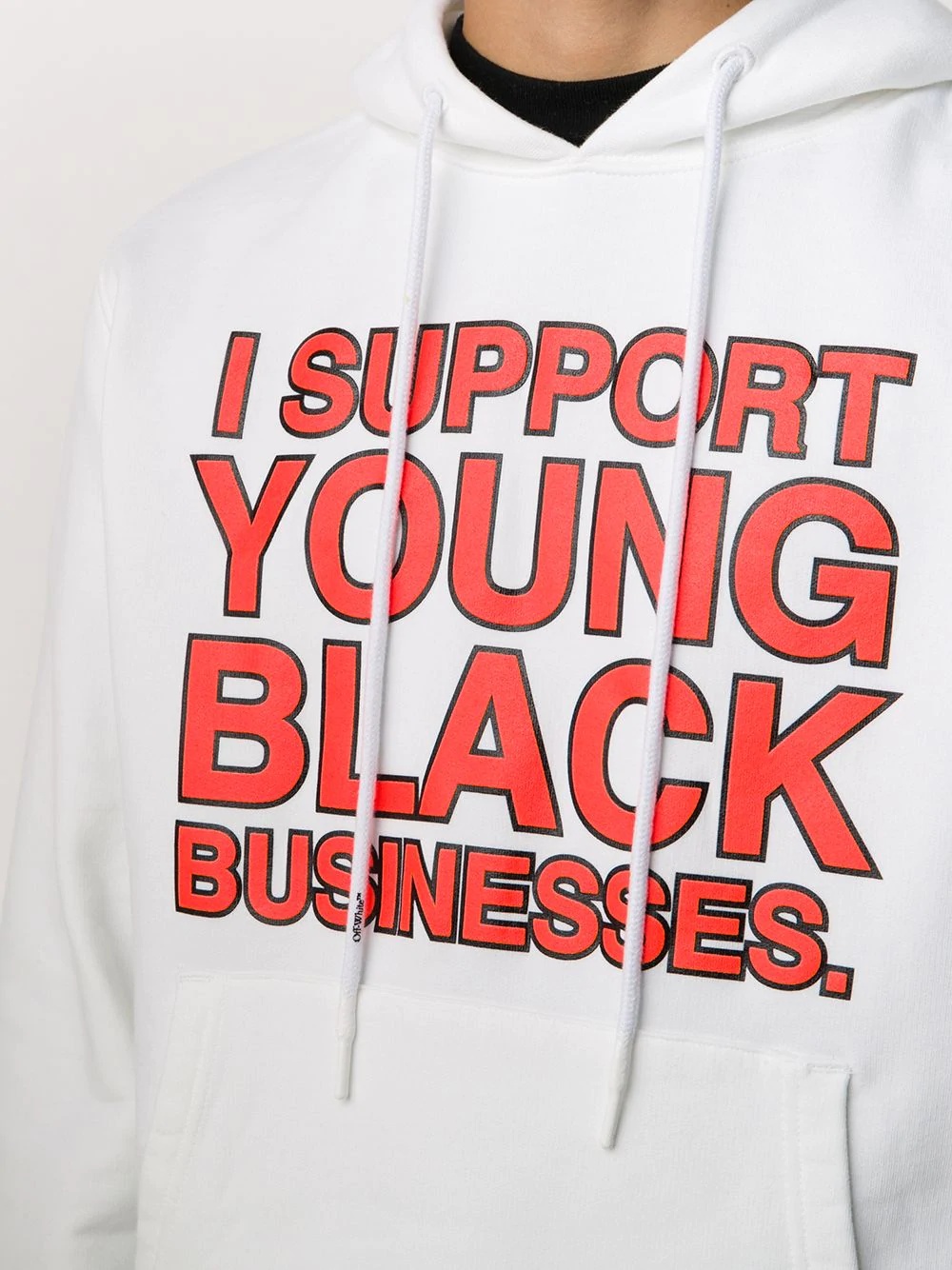 "I Support Young Black Businesses" hoodie - 5