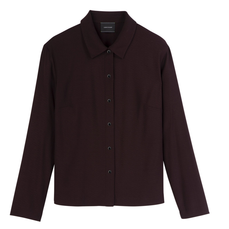 Shirt Burgundy - Crepe 1
