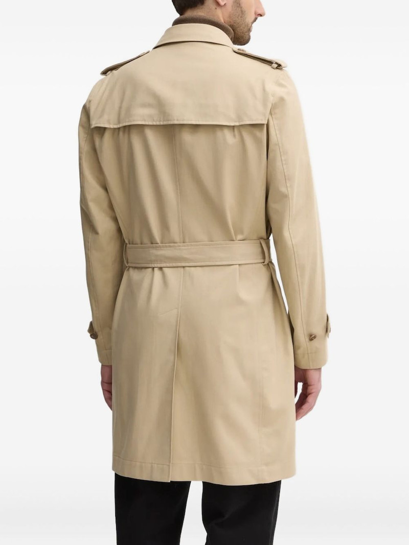 BOSS double-breasted trench coat outlook