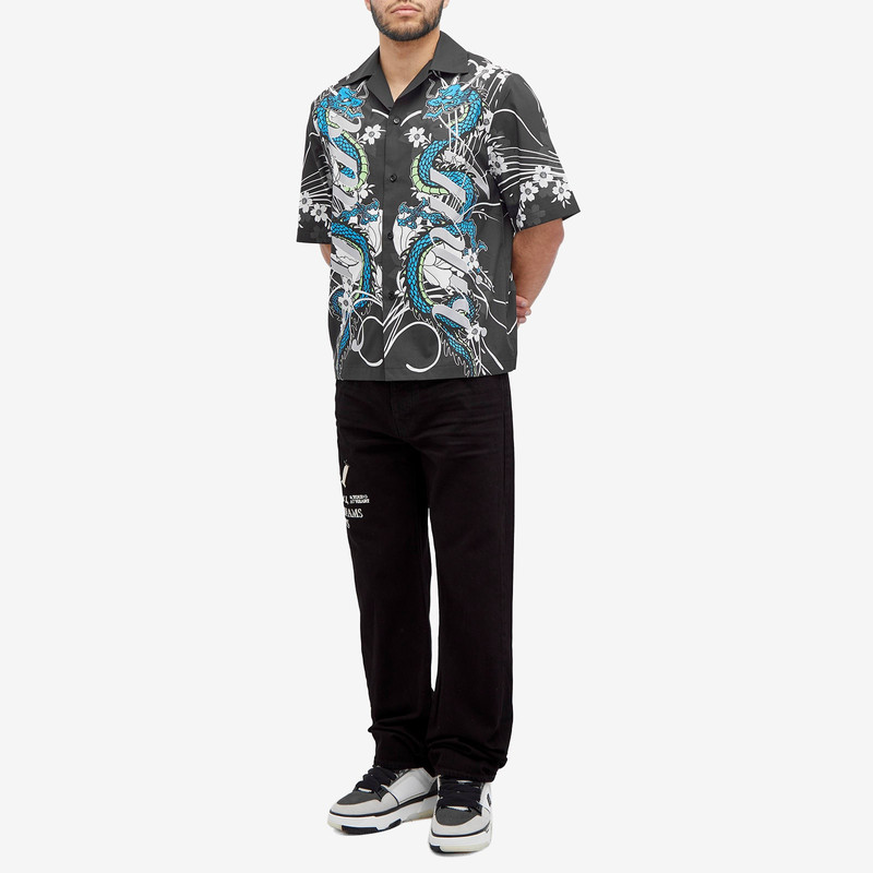 AMIRI AMIRI CNY Dragon Short Sleeve Vacation Shirt outlook