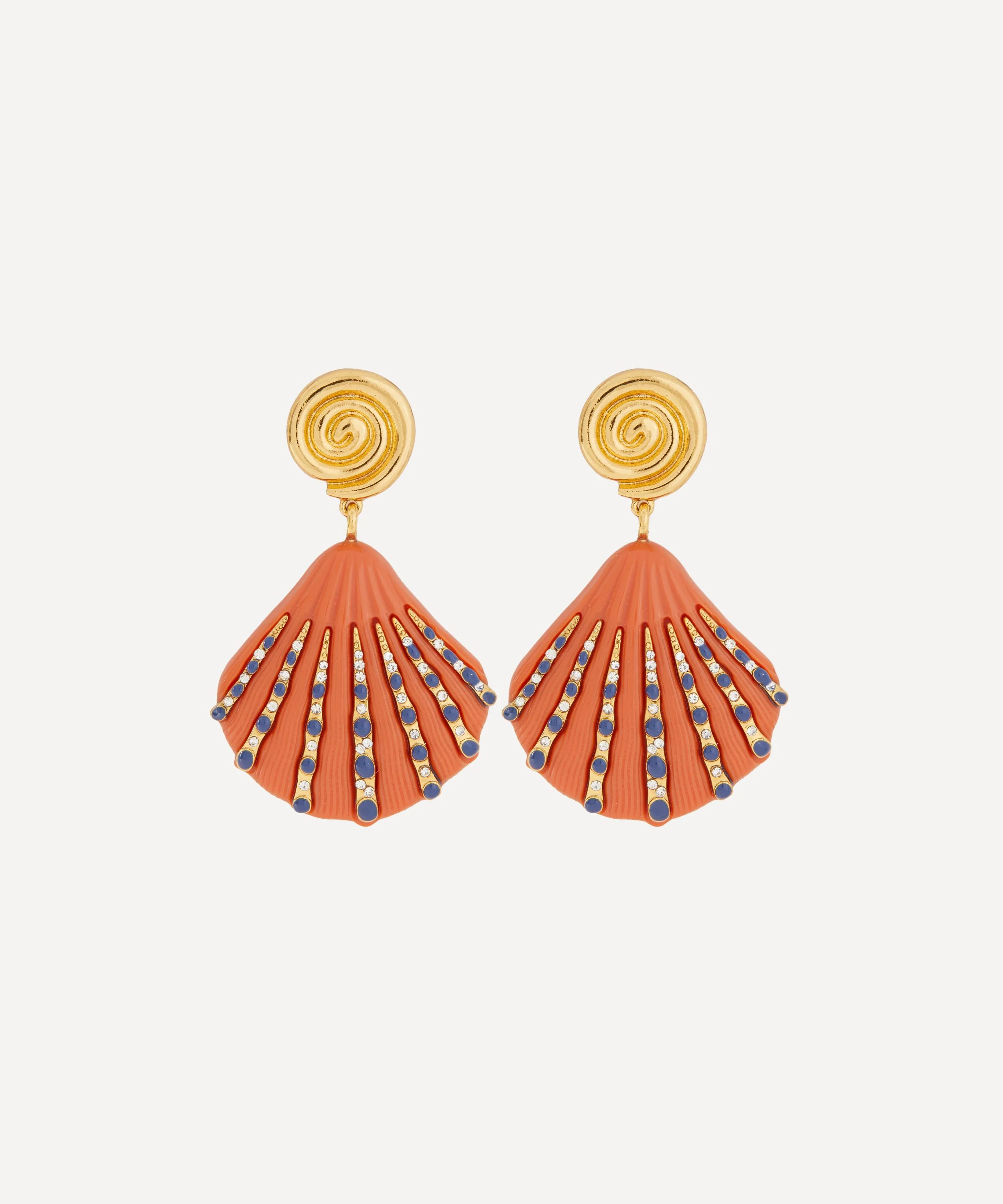Gold-Plated Daphne Drop Earrings - 1