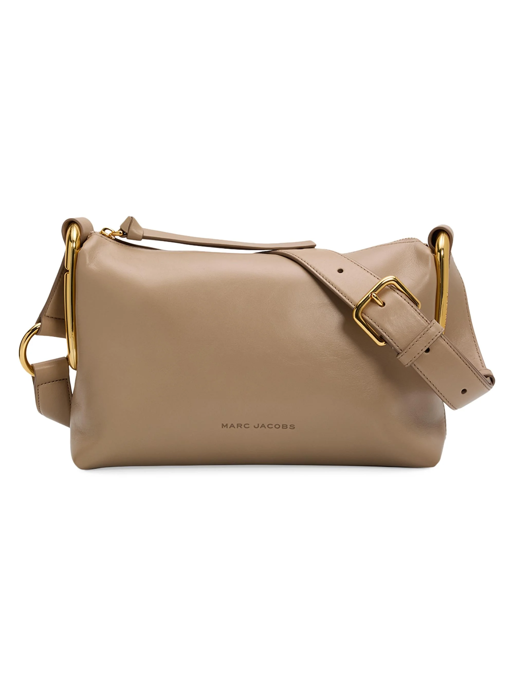 Women's Scene Medium Leather Shoulder Bag - Light Slate - 1