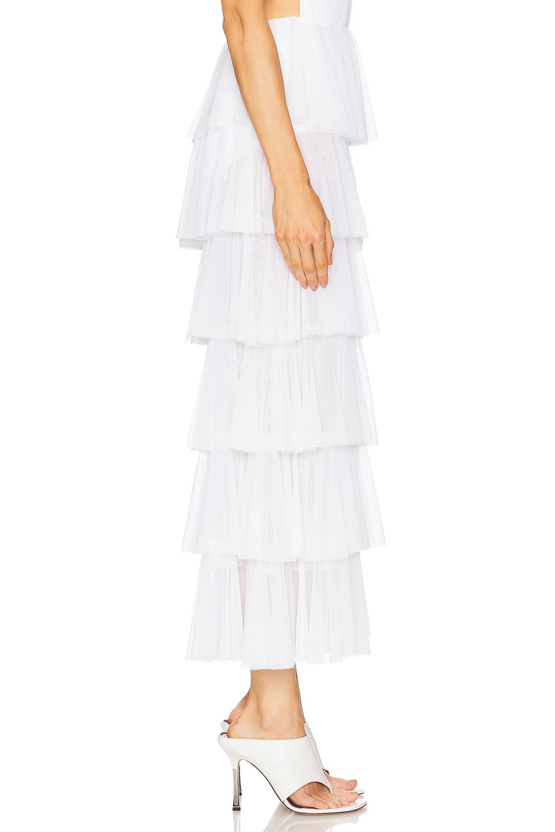 NORMA KAMALI Wide Leg Ruffle Pant outlook