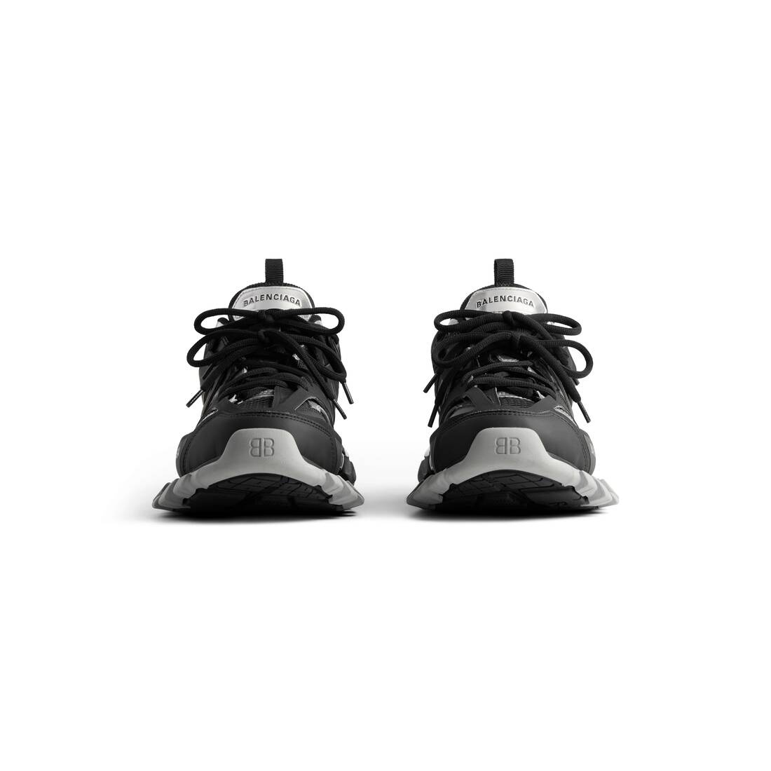 Women's Track Sneaker  in Black/silver - 3