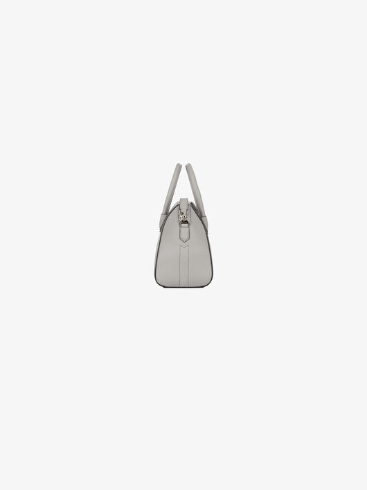 MINI ANTIGONA BAG IN GRAINED LEATHER - 3