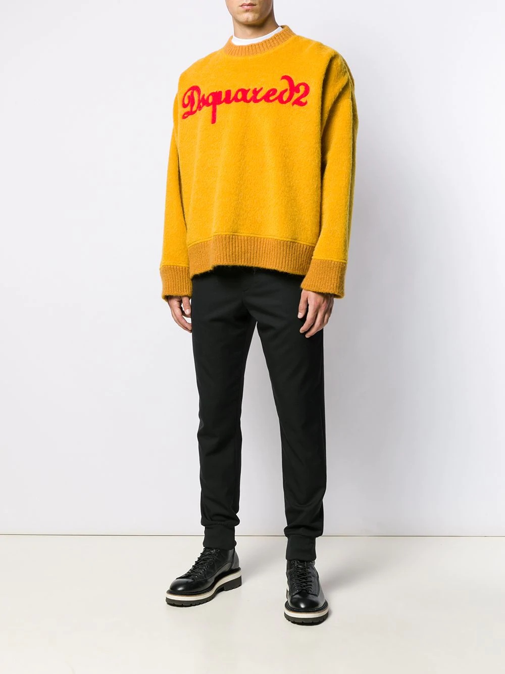 oversized logo jumper - 2