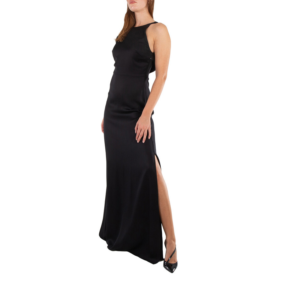 Burberry Jeanie Open-Back Sleeveless Silk Dress - 3