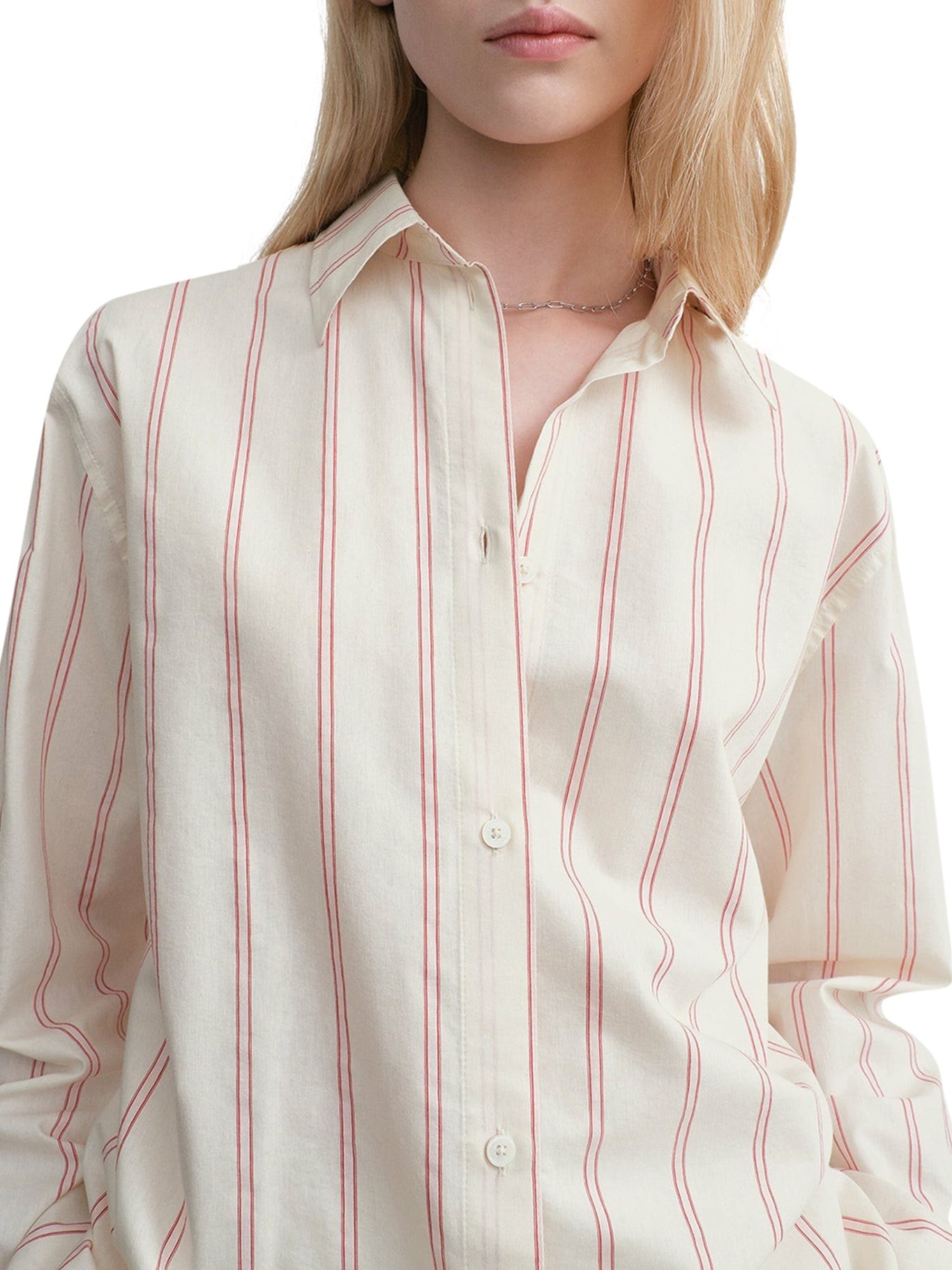 OVERSIZED STRIPED SHIRT - 4