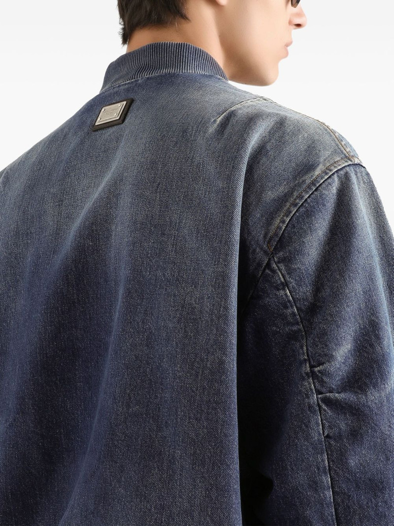 zip-up denim bomber jacket 4