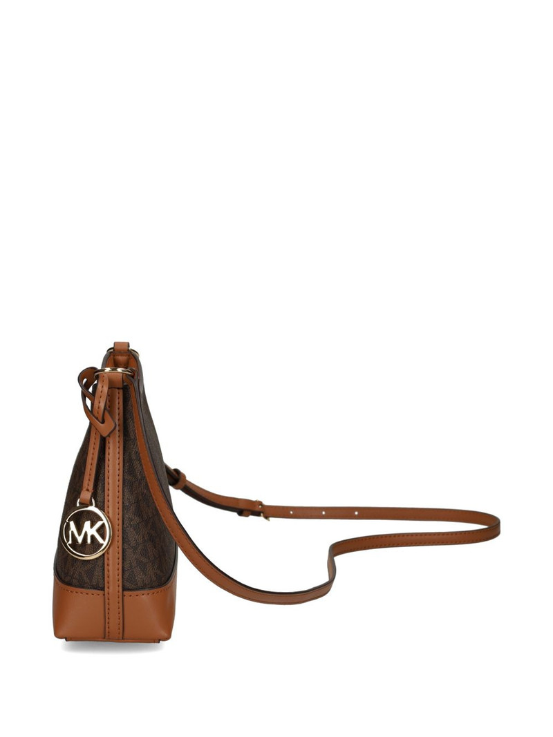 logo charm monogram cross body bag 5
