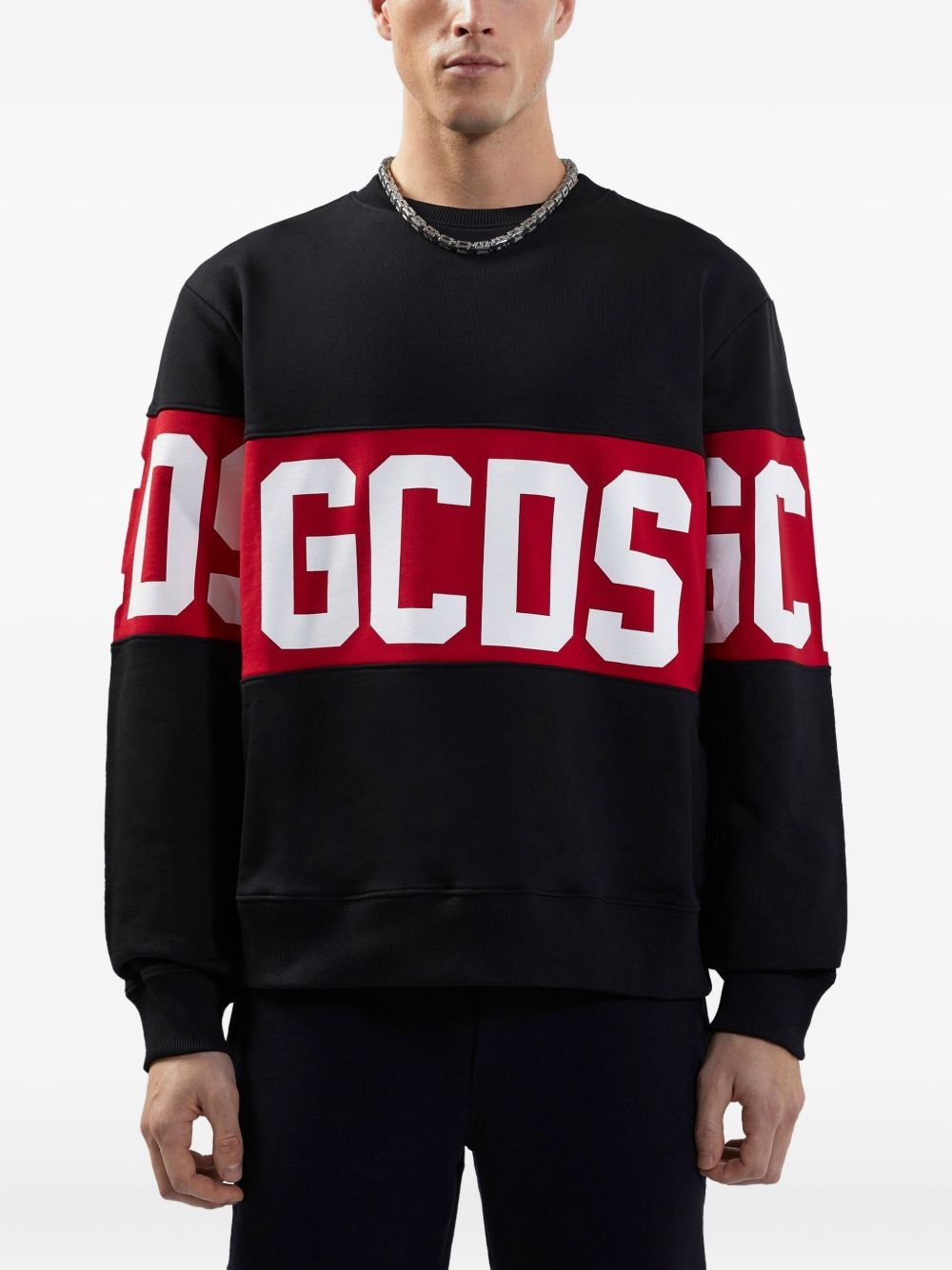 Band-logo crew-neck sweatshirt - 3