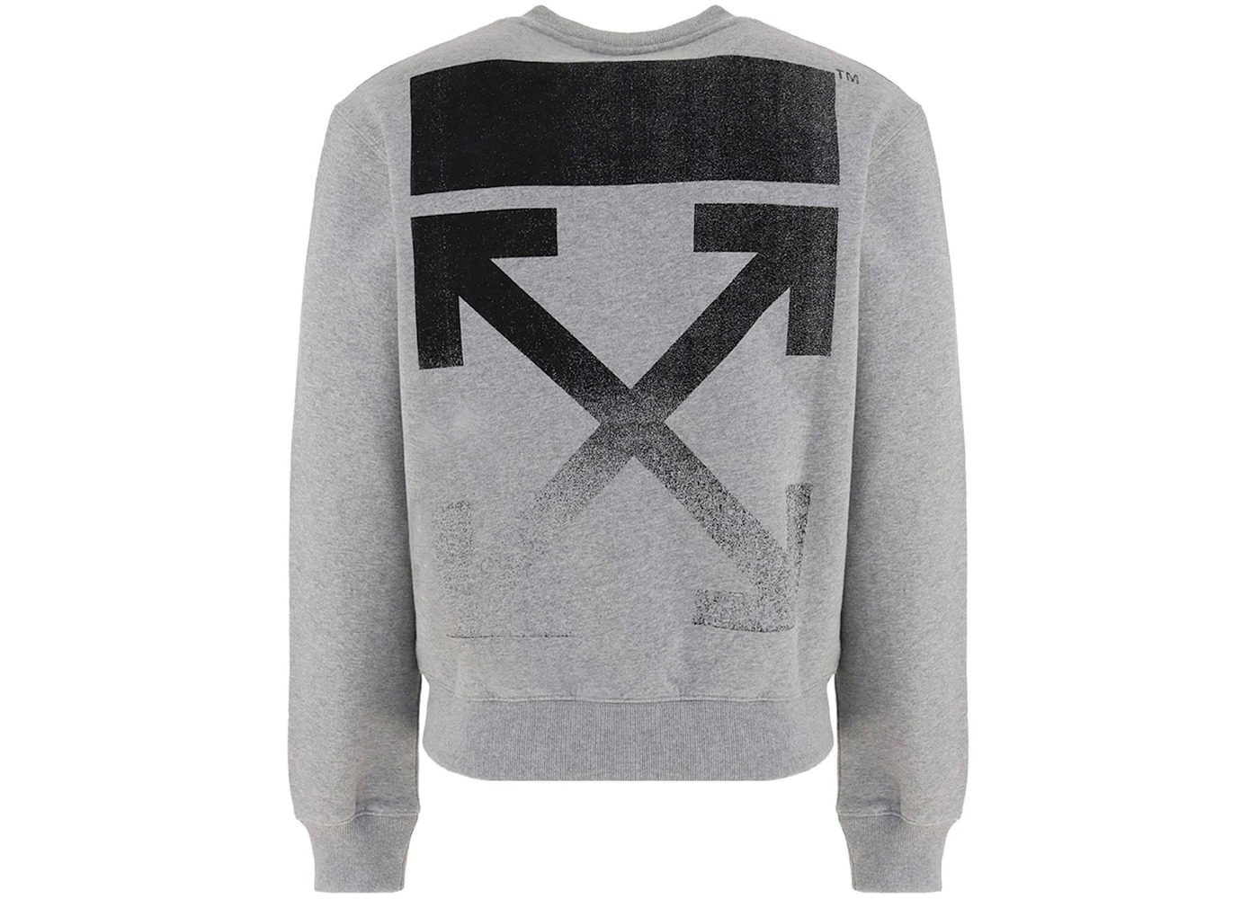 OFF-WHITE Degrade Arrows Crewneck Grey/Black - 2