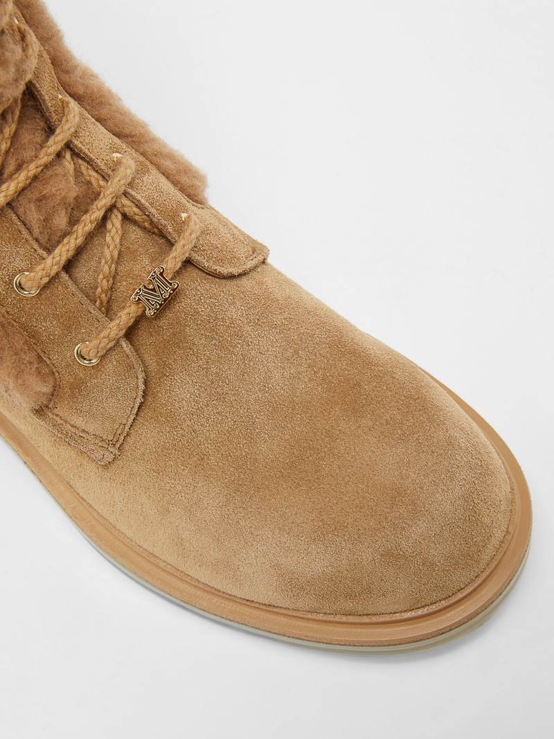 BAKYC Leather and camel combat boots 4