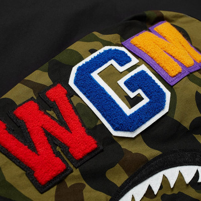 A BATHING APE® A Bathing Ape 1st Camo Shark Hooded Shirt outlook